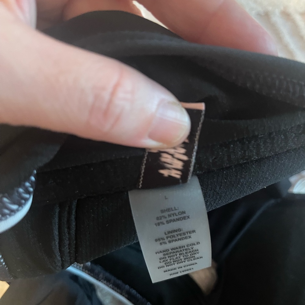 Unique Vintage Swim Black Western Star Mrs Cooper Swim halter Top. Size Large - Picture 3 of 4